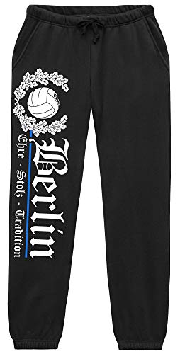 Berlin Ehre u. Stolz Herren Jogginghose | Fussball Ultras Fan Hose | M2 (XL) von Uglyshirt89