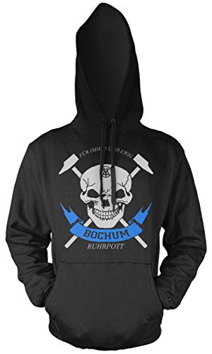Bochum Zeche Männer und Herren Kapuzenpullover | Fussball Ultras Ruhrpott Fan (M) von Uglyshirt89