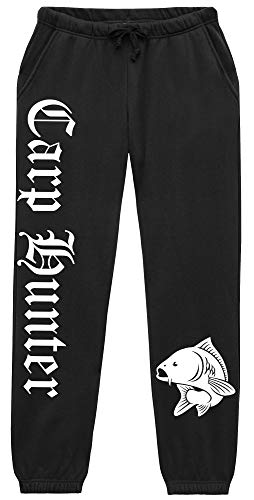 Carp Hunter Männer u. Herren Jogginghose | Fishing Fischer Angel Angler Hose | M1 (M) von Uglyshirt89