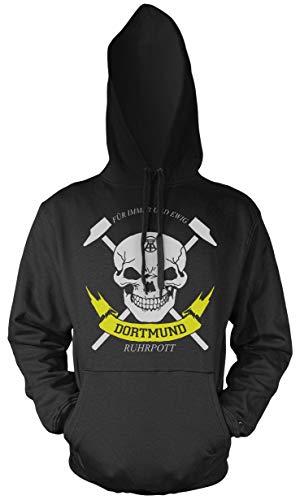 Dortmund Zeche Männer und Herren Kapuzenpullover | Fussball Ultras Ruhrpott Fan (3XL) von Uglyshirt89