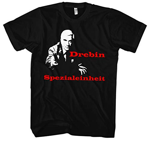 Drebin Spezialeinheit Männer Herren T-Shirt | Nackte Kanone Leslie Nielsen Naked Gun (4XL) von Uglyshirt89