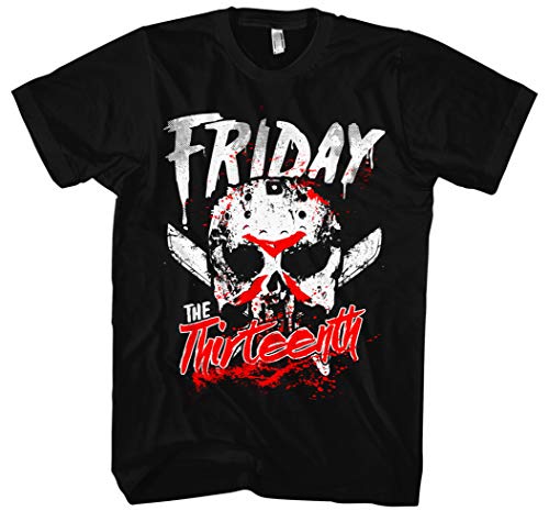 Friday 13 Männer Herren T-Shirt | Horror Freitag der 13 Jason Halloween | M5 (3XL) von Uglyshirt89