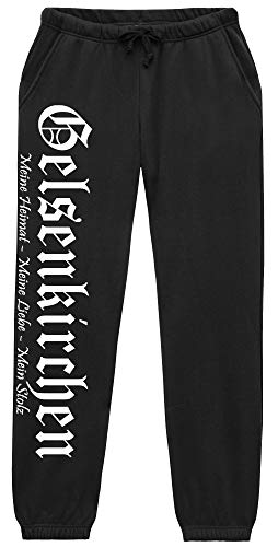 Gelsenkirchen Meine Heimat Herren Jogginghose | FC Schalke S04 Fussball Ultras Fan Hose (S) von Uglyshirt89