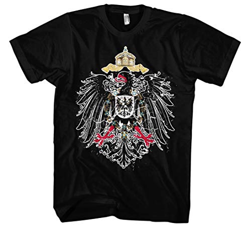 Kaiserreich Männer Herren T-Shirt | Deutschland Preußen Deutsches Kaiserreich (XXL) von Uglyshirt89