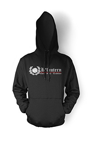 Kaiserslautern Ehre & Stolz Männer und Herren Kapuzenpullover | Fussball Ultras Geschenk | M2 FB (Schwarz, S) von Uglyshirt89