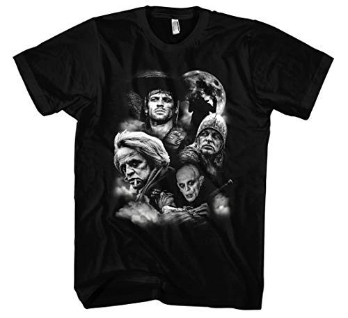 Klaus Kinski Männer und Herren T-Shirt | Vintage Retro Kult (L, Schwarz) von Uglyshirt89