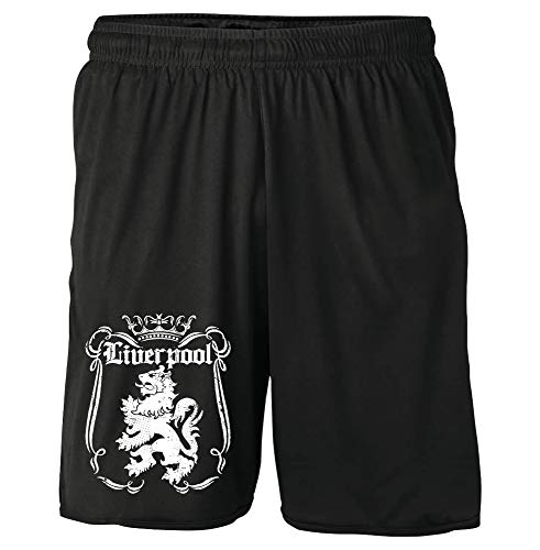 Liverpool Shorts | Fussball Sport Stadt Sommer Ultras Kurze Hose Sporthose | M1 (XL) von Uglyshirt89