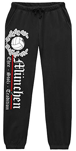 München Ehre u. Stolz Herren Jogginghose | Fussball Ultras Fan Hose | M2 (XXL) von Uglyshirt89