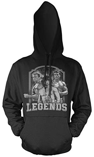 Uglyshirt89 80s Legends Männer und Herren Kapuzenpullover | Retro 80er Vintage Kult (M, Schwarz) von Uglyshirt89