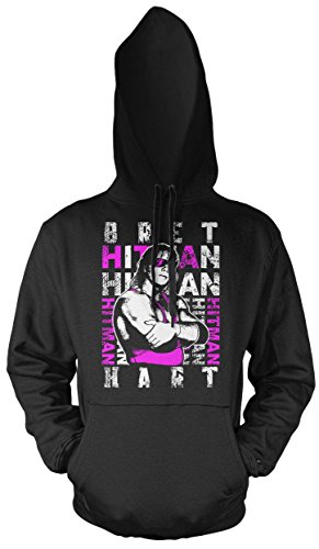 Uglyshirt89 Bret Hart Männer und Herren Kapuzenpullover | Wrestling Vintage Legend ||| (XL) von Uglyshirt89