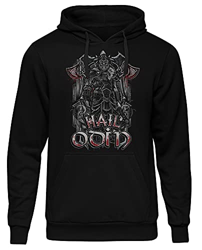 Uglyshirt89 Hail Odin Kapuzenpullover | Odin Kapuzenpullover - Wikinger Pullover Herren - Viking Pullover - Wikinger Hoodie | (XL) von Uglyshirt89