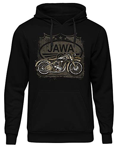 Uglyshirt89 Jawa Herren Kapuzenpullover | jawa Pullover - jawa 350 - Motorrad Geschenke für männer Pullover - Motorrad Hoodie Herren | M1 (3XL) von Uglyshirt89