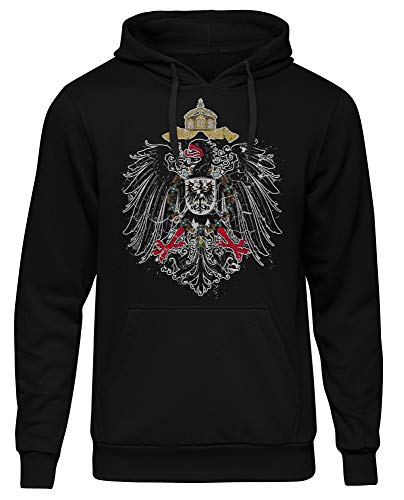 Uglyshirt89 Kaiserreich Männer Herren Kapuzenpullover | Deutschland Preußen Deutsches Kaiserreich (XL) von Uglyshirt89