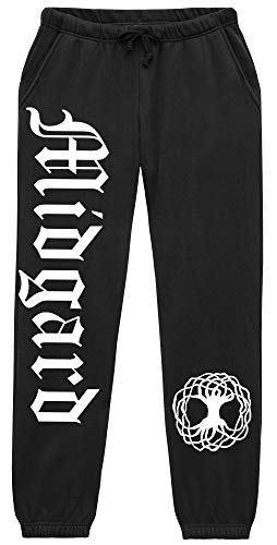 Uglyshirt89 Midgard Männer u. Herren Jogginghose | Odin Thor Wikinger Valhalla Hose (XXL) von Uglyshirt89