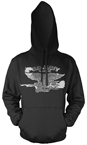 Uglyshirt89 Navy Seals Männer und Herren Kapuzenpullover | US Army Marines USA ||| (4XL) von Uglyshirt89