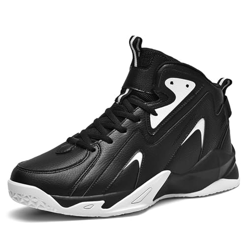 Uhclrr Herren Basketball Schuhe Sportschuhe Kinder Sportschuhe Indoor Schuhe Outdoor Laufschuhe(46 EU, Black) von Uhclrr