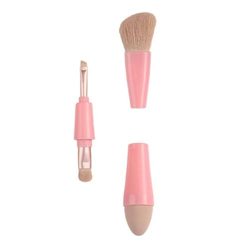 Uhidka Make-Up-Pinsel, Glam Blend, Lidschatten-Pinsel-Set, Foundation-Pinsel, Beauty-Tool, Multifunktionaler Tragbarer Beauty-Stift (Rosa) von Uhidka