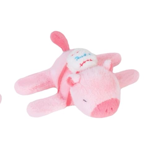 Uhngw Capybara-Armbänder mit Stofftieren, Tier-Armbänder für Kinder | Schlagarmbänder mit drehbarem Schwanz | Capybara-Plüschtier und Plüschtier-Handgelenk für Outdoor-Sportarten von Uhngw