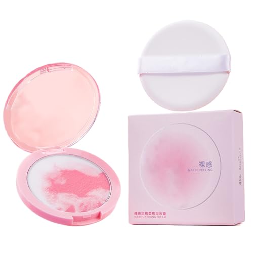 Uhngw Pressed Powder - Natürliche Mattierende Baked Foundation - CC Gesichtscreme Für Reise Familie Freunde Tochter Reife Haut von Uhngw