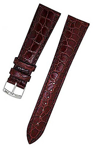 Uhrenarmband A01U0751376081CR20 Leder rot braun 20mm UVP:20,-€ 8067 von Uhrenhuette