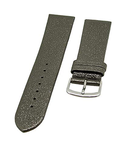 Uhrenarmband Kalbleder Glimmer Stein 12mm Dornschließe von Uhrenhuette