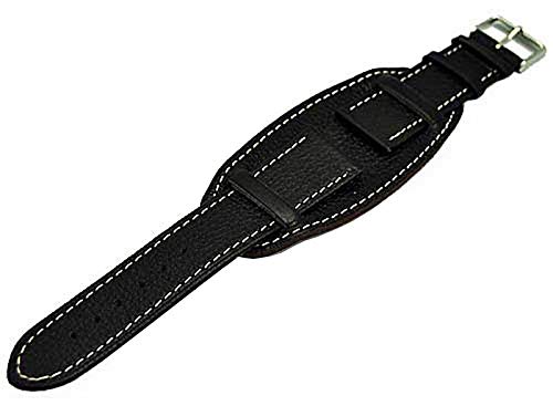 Uhrenarmband Kalbleder mit Unterlegteil 18mm Dunkelbraun U-Boot 4142 von Uhrenhuette