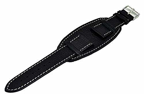 Uhrenarmband Kalbleder mit Unterlegteil 24mm Dunkelbraun U-Boot 4135 von Uhrenhuette