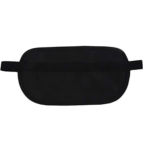 Uikdjgu Neue -GüRteltasche für Passport Money GüRteltasche Versteckte Brieftasche Schwarz von Uikdjgu