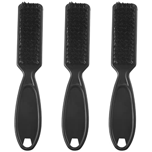 3 Stück Fade Brush Kamm Schere Reinigungsbürste Barber Shop Haut Fade Vintage Kopf Skulptur Reinigungsbürste von Uinfhyknd