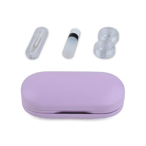 Brillenetui und Kontaktlinsenetui, 2-in-1-Kits, langlebig, tägliche Kontaktlinsenetui, Organizer für Reisen, Outdoor, den täglichen Gebrauch von Uitndvyte