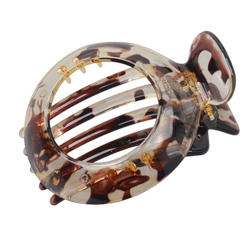 Einzigartige Große Große Haarklaue Clip Ponytail Klaue Breites Haarhalter Barrettes Haare Schmuck Haar Ornamente von Uitndvyte