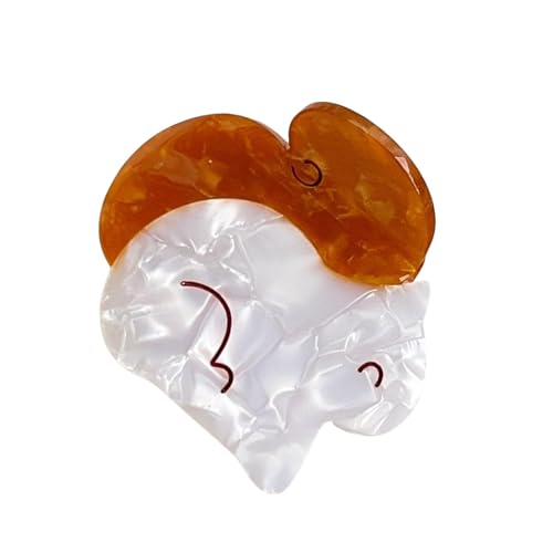 Haarklammer mit Tiermotiv, starke Haarklammer, Acetat, schöne Pferdeschwanz-Haargreifer für Erwachsene, Haarform-Clips für Frauen von Uitndvyte