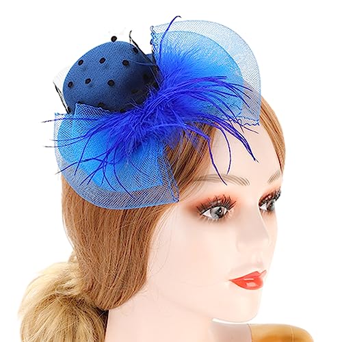 Haarnadel in Feder-Hut-Form, Braut-Haarspange, Feder-Hut-Stil, Hochzeits-Haarspange von Uitndvyte