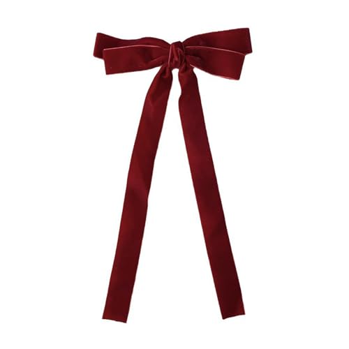 Samt Haarschleife Haarclip Ballett Schleife Ente Clip Damen Haarklammer Zopf Halter Anti-Rutsch Haarzubehör von Uitndvyte