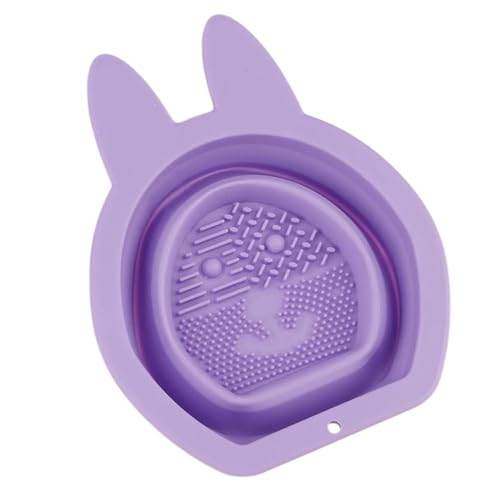 Silikon-Make-up-Pinsel-Reinigungsmatte, Kosmetikpinsel-Reinigungspad, faltbar, Make-up-Pinsel, Reinigungsschale, tragbares Reinigungswerkzeug von Uitndvyte