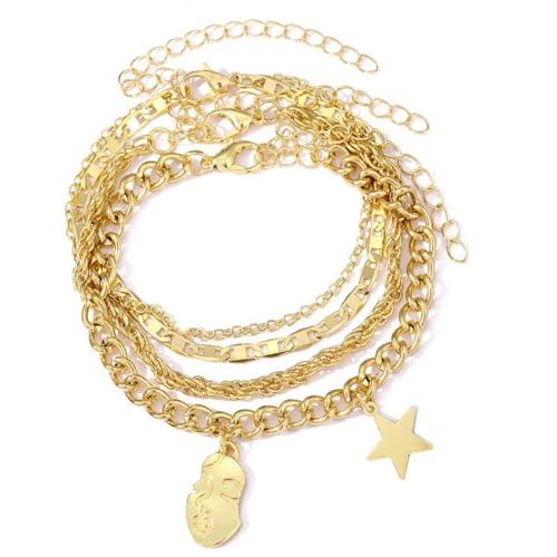 Uitndvyte 3pack Geometrisches Perlenarmband Geometrische Verknüpfungskette Armband Handgefertigter Verstellbarer Schmuck Für Stilvolle Frauen Vorhanden von Uitndvyte