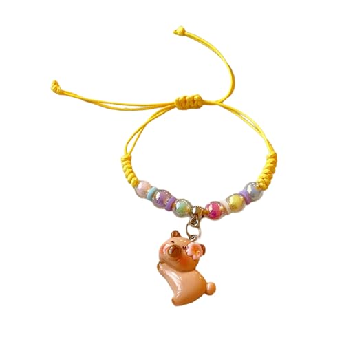 Uitndvyte Handgefertigte Capybaras aus Kunstharz, kunstvolle Perlenstruktur für einzigartige Stile und modische Kleidung von Uitndvyte