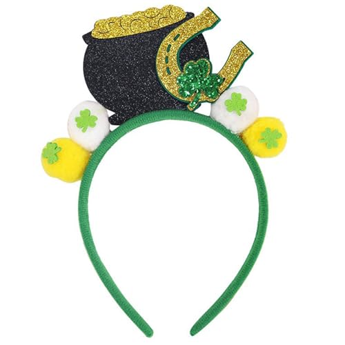 [Uitndvyte] Kleeblatt-Haarringe für Damen und Kinder, zum Spielen mit vollen Haarhüten für Partyliebhaber und festliche Veranstaltungen von Uitndvyte