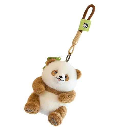 Uitndvyte Schöner Panda Keychain Robuste PP Baumwoll Cartoon Anhänger Für Rucksack Oder Handtasche Accessoire Freizeitkleidung Täglich Gebrauch von Uitndvyte