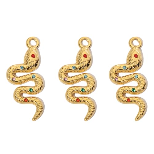 Uitndvyte Set mit 3 Tier-Anhängern, Halskettenanhänger, Bastelzubehör, Schmuckanhänger, ideal für einzigartige Schmuck- und Bastelprojekte von Uitndvyte