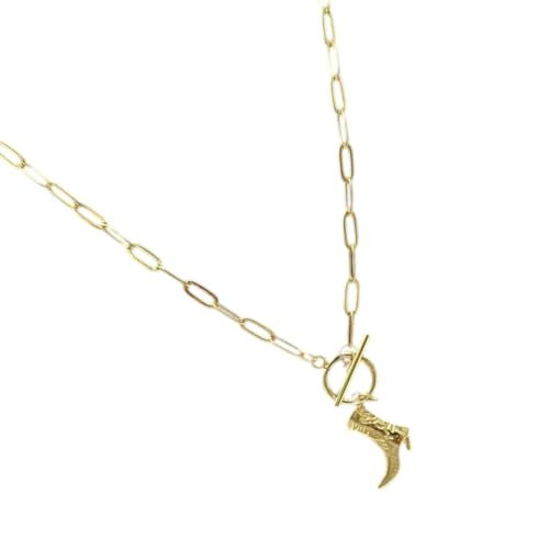 Uitndvyte Verstellbare Halskette mit Cowboyhut-Design, bequemer Edelstahlschmuck für Sie von Uitndvyte