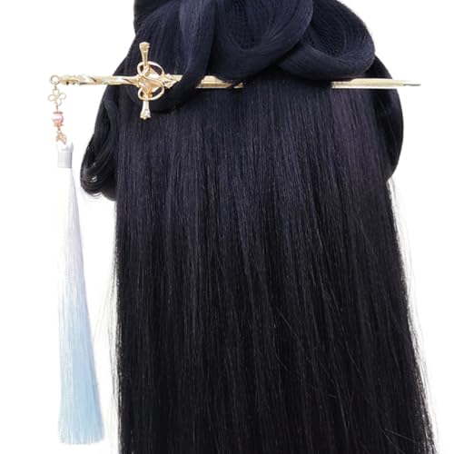 Wunderschön Gefertigte Quasten Haarnadel Vintage Haarstäbchen Mit Quasten Chinesische Stile Haarnadel Für Moderne Eleganzen von Uitndvyte