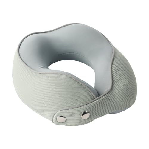 Nackenkissen Flugzeug,Memory Foam Reisekissen Auto Travel Pillow, Nackenhörnchen für Auto Zug Büro Heim,Nackenkissen für Erwachsene Kinder (Grün,Erwachsene) von Uixxducc