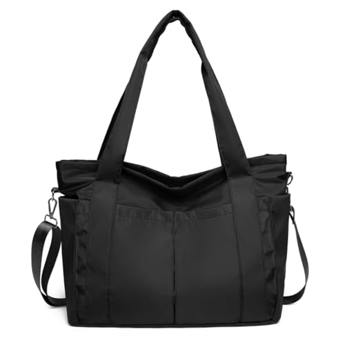 Uixxducc Tasche Damen Umhängetasche große Tote Bag Turnbeutel Mumienbeutel Reisetasche Handtaschen Schultertasche Shopper mit mehreren Taschen und Reißverschluss von Uixxducc