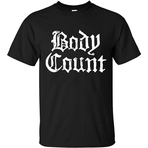 Men's Body Count Logo T Shirt Black XL von Ujoya