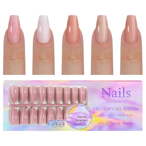 1 Box Kurze Künstliche Nägel Mit Französischer Spitze Vollständige Abdeckung Zum Aufkleben Auf Die Nägel Nude Zum Aufdrücken Der Nägel Für Frauen Und Mädchen von Ukbzxcmws