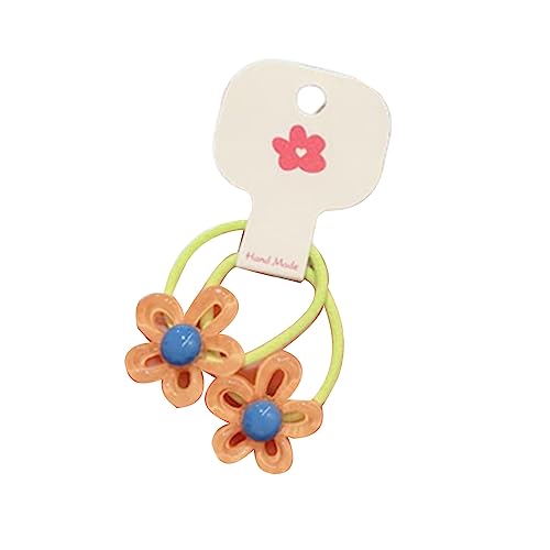 2 Stück Blumen Haarband Für Kinder Mädchen Modisch Süßes Blumen Haarseil Elastische Stirnbänder Kleinkind Kopfschmuck Zubehör Blumen Haarband Blumenförmiges Haarband Für Mädchen von Ukbzxcmws