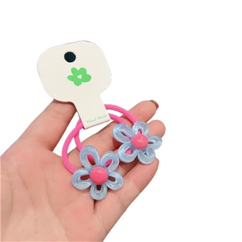 2 Stück Blumen Haarband Für Kinder Mädchen Modisch Süßes Blumen Haarseil Elastische Stirnbänder Kleinkind Kopfschmuck Zubehör Blumen Haarband Blumenförmiges Haarband Für Mädchen von Ukbzxcmws