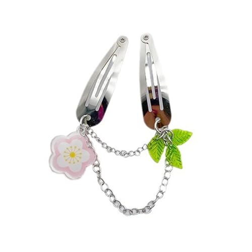 2-teiliges Haarspangen-Set, modische Haarnadel, bunte Haarspangen, Kopfbedeckung, Ornament, elegantes Haar-Accessoire für Damen, 90er-Jahre- von Ukbzxcmws