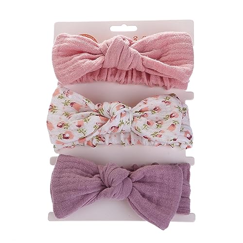 3 Stück Baby Stirnbänder Große Bögen Haarband Schleife Headwrap Foto Requisiten Zubehör Für Babys Kleinkinder Kleinkind Haarbänder von Ukbzxcmws